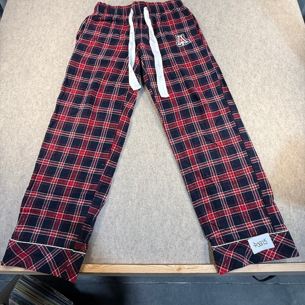Concepts Sport Arizona Wildcats Plaid Pajama Pants Mens Small Red Navy Blue NCAA